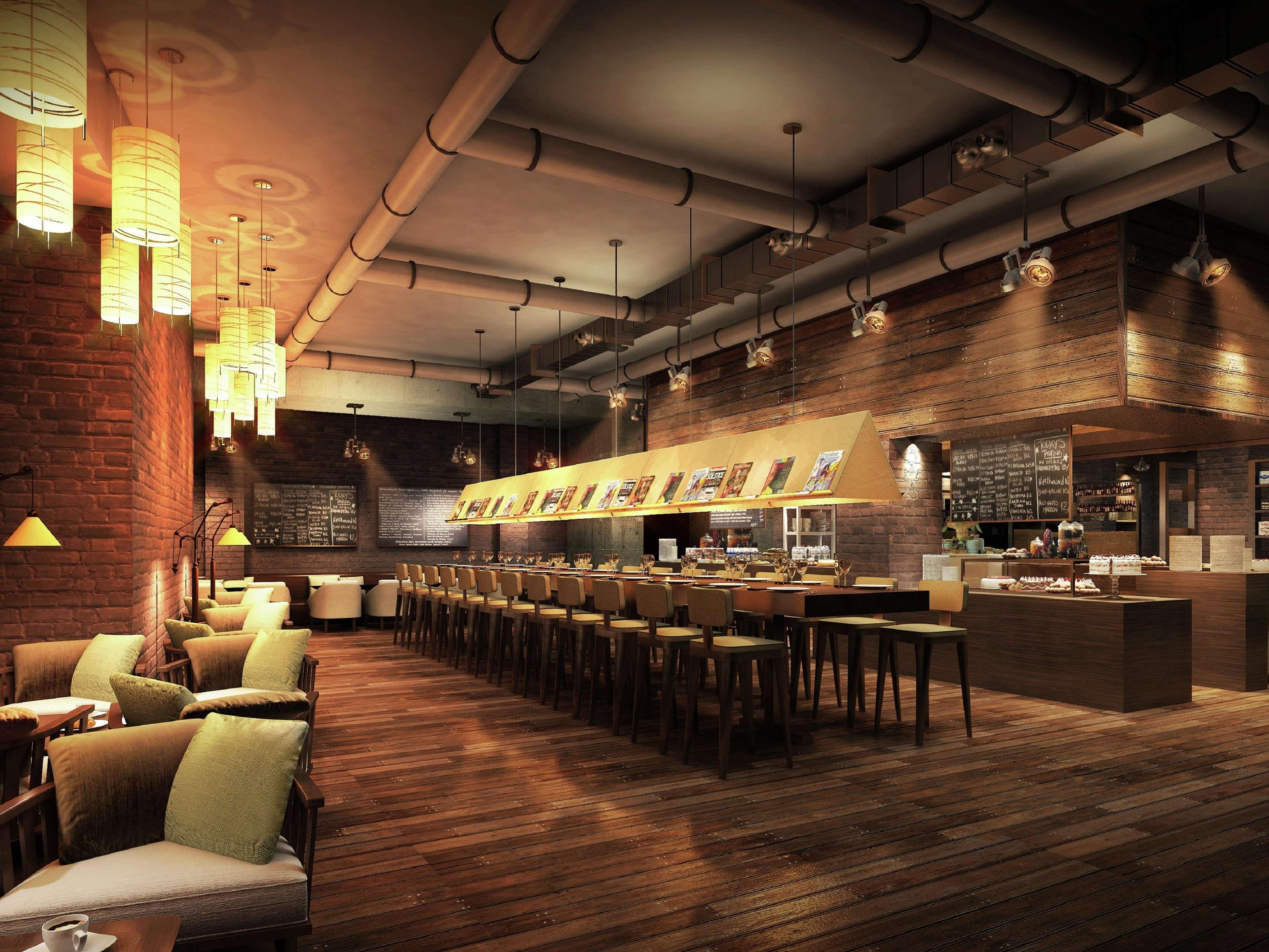 فندق دبل تري باي هيلتون الدوحة - آل ساد المظهر الخارجي الصورة Interior of the restaurant